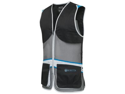 Full Mesh mellény - Fekete & Kék Excell