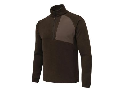 Abisko Half Zip Fleece pulóver - Brown Bark