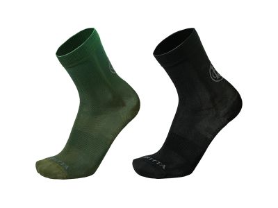 Rövid Shooting zokni - Fekete & Zöld