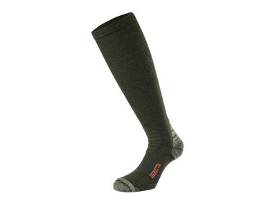 Merino Performance Long ponožky - Green Moss