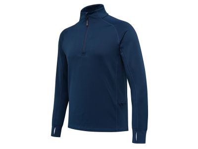 Stretch Tech Half Zip Fleece pulóver - Kék Teljes Eclipse