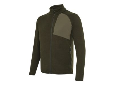 Abisko Full Zip Fleece pulóver - Zöld Moha