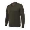 Kent V-Neck Tech pulóver - Moss&brownbark