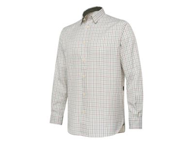 Charlow LS košeľa - Ivory & Blue Check