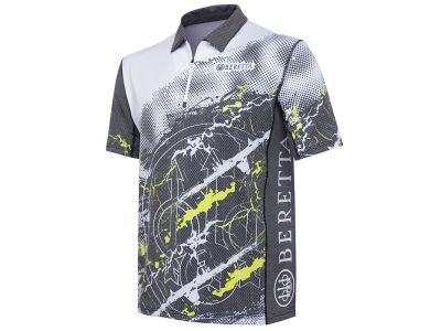 Rush Trident polo póló - Szürke & Fehér