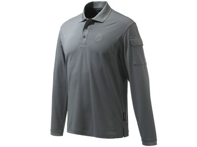 Miller Polo dlhý rukáv - Smoked Pearl