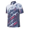 Rush Trident polo póló - Blue & Red