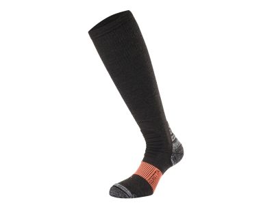Merino Performance Long ponožky - Brown Bark