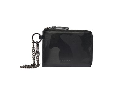 Zipped Pouch Pénztárca lánccal - black