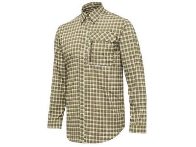 Lightweight košeľa - White & Green Check