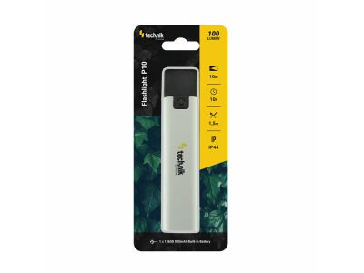 Technik MT-P10 Flashlight lámpa (1x18650 800 mAh), XPE LED, USB-A, villogó 