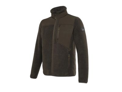 Halifax Sherpa Fleece pulóver kabát - Brown Bark