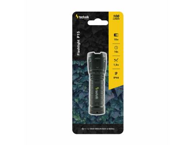 Technik MT-P15 Flashlight lámpa (1x18650 800mAh), XPE LED, micro-USB, villogó