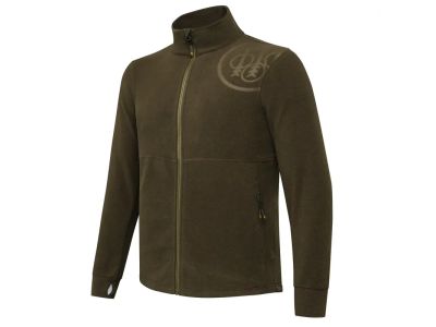 HP Logo Full Zip Fleece pulóver - Green Moss