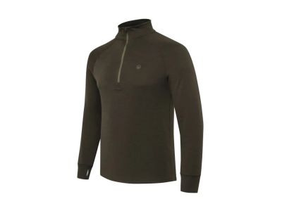 Glider Merino Half Zip pulóver - Brown Bark