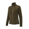 HP Logo Full Zip Fleece dámska pulóver - Green Moss