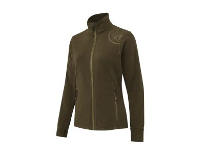 HP Logo Full Zip Fleece dámska pulóver - Green Moss