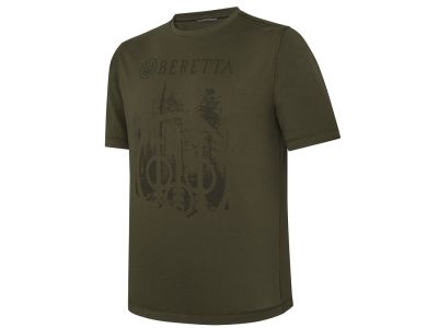 Outline póló - Dark Olive