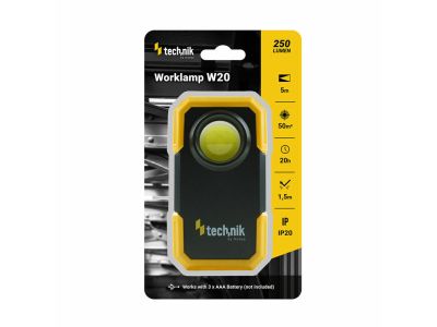 Technik MT-W20 Work-lamp lámpa, spona, magnetická základňa, COB LED