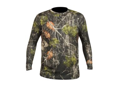 CREW-L Camo erdő póló