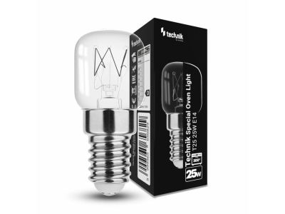 Technik Special Oven Light T25 Amber izzó a sütőhöz E14 25W meleg fehér (TSL-T25-25WE14)